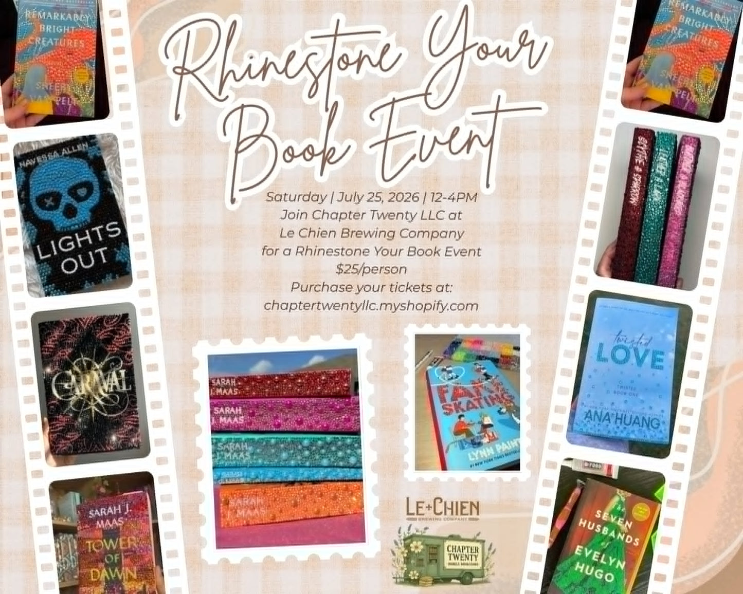 Rhinestone a Book Workshop